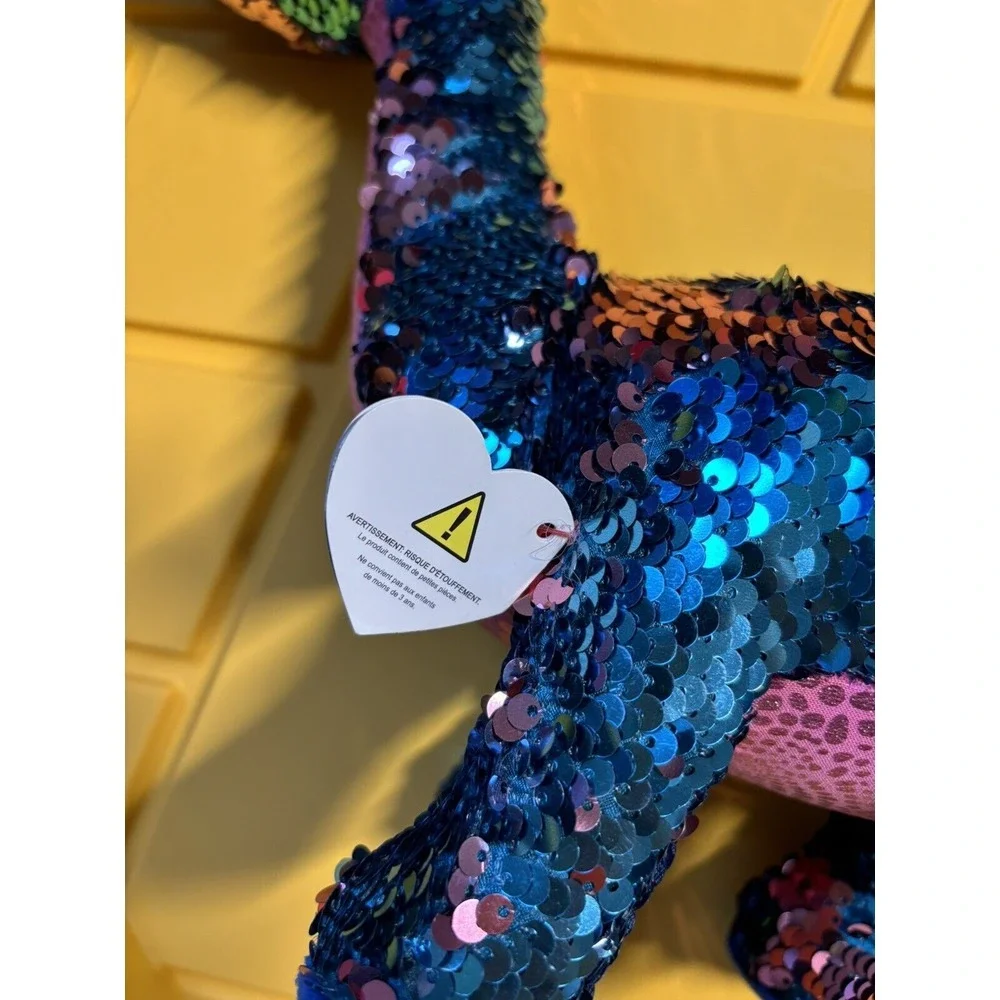 TREMOR DINOSAUR TY FLIPPABLES SEQUIN Space X‎ NASA Launch 17 in. Plush toy